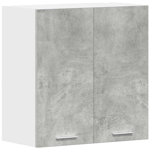 Pensile Da Cucina Grigio Cemento 60x31x60 Cm Legno Multistrato - Foto 2