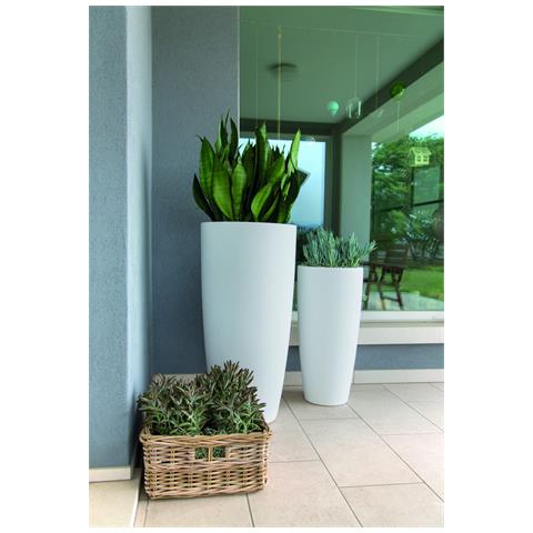 Vaso Talos Matt Ø Cm 33 X H 70 Bianco - Foto 2
