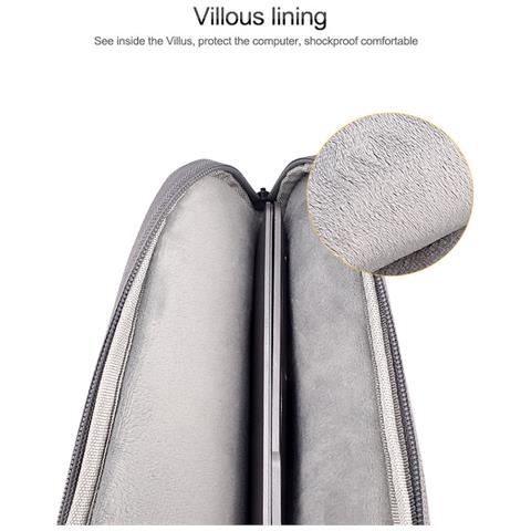 Custodia Per Laptop In Tela Da 14,1 Pollici/15,4 Pollici Grey - Foto 7