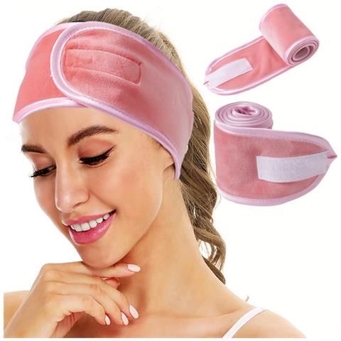 Nuovo Cerchietto Per Trucco Double-face - Comfort Ottimale Pink - Foto 1