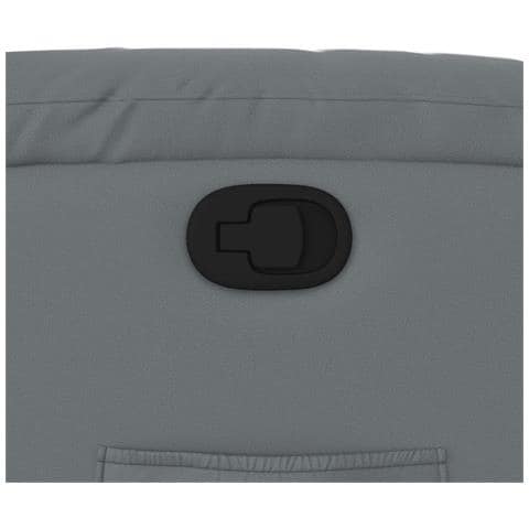 Poltrona Reclinabile Grigia in Similpelle - Foto 9