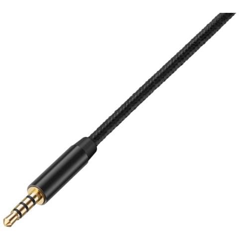 Cavo Audio Jack 3,5 Mm Doppio Connettore Maschio Bolaris 1,5 M Intrecciato - Foto 2