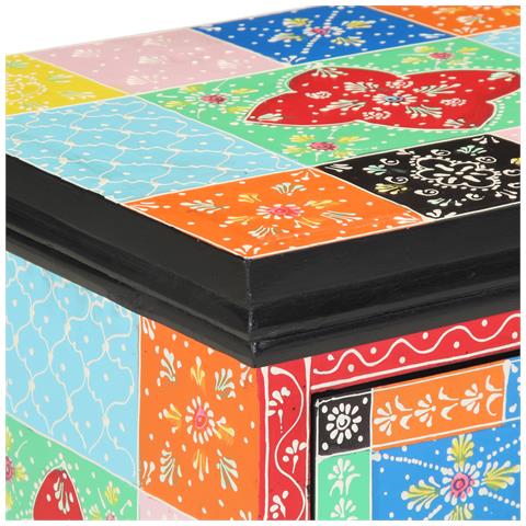 Comodino 2 pz Multicolore 40x35x45 cm Legno ingegnerizzato - Foto 9