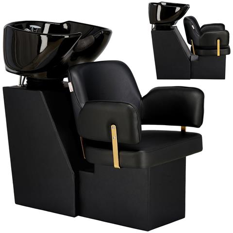 Lavatesta Lavaggio Per Parrucchieri / Barbieri Austin Per Il Salone Da Parrucchiere / Barbiere Vasca Mobile In Miscelatore Doccetta - Foto 1