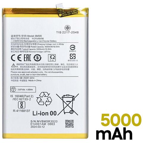 Batteria Di Ricambio Redmi 12 Poco / Poco F6 Pro Bm5r Ad Alta Capacità 5000mah - Foto 1