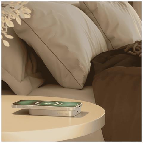 Pro 1 Slim 10000 mAh Carica wireless Bianco - Foto 2