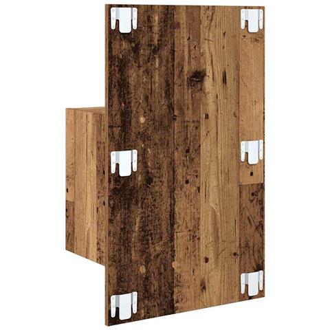 Armadietto per letto 2 pcs Legno vecchio 48.5 x 32.5 x 80 cm - Foto 9