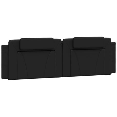 Cuscino Testiera Nero 183 cm in Similpelle - Foto 1