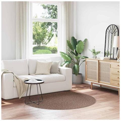 Tappeto Marrone 160 x 160 cm Polipropilene - Foto 2