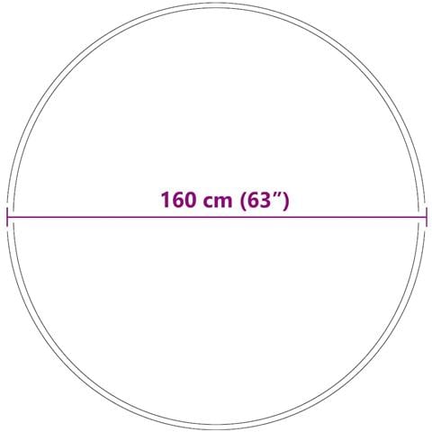 Tappeto Marrone 160 x 160 cm Polipropilene - Foto 8