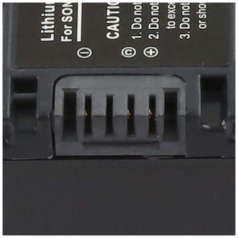 Batteria Li-ion 7.4v Per Videocamera Sony Dcr-dvd105e Compatibile Con Np-fv10 3300mah - Foto 2