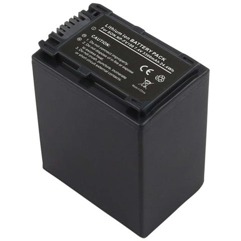 Batteria Li-ion 7.4v Per Videocamera Sony Dcr-dvd105e Compatibile Con Np-fv10 3300mah - Foto 4