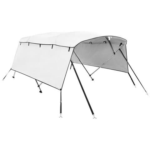 Bimini di Prua con Pareti Laterali 4 Archi 243x(170-182)x137cm - Foto 1