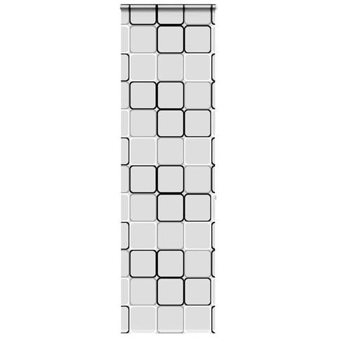 Tenda a Rullo per Doccia Cassonetto 60x240 cm Larghezza Tessuto - Foto 1