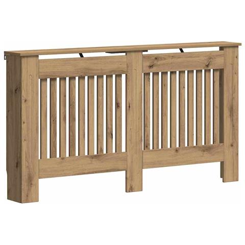 Copertura per radiatori Rovere artigianale 152 x 19 x 81,5 cm - Foto 1