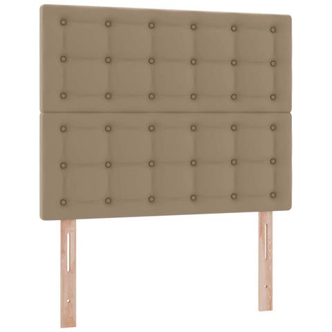 Letto con Contenitore Cappuccino 120 x 200 cm Pelle Sintetica - Foto 9