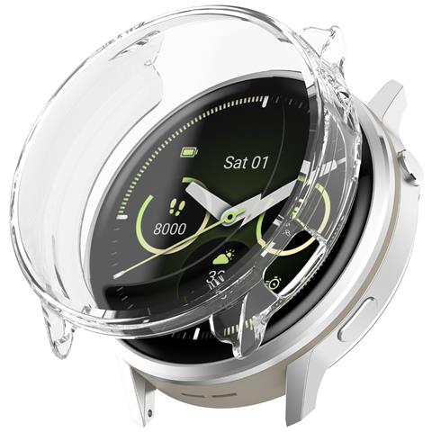 Custodia Protettiva Completa In Tpu Compatibile Con Garmin Venu 4 (41/45mm) Transparent 41 Mm - Foto 1