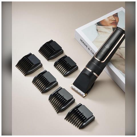 Tagliacapelli Professionale Con Lama In Ceramica Al Titanio - Ricaricabile Usb E Regolabile - Foto 6