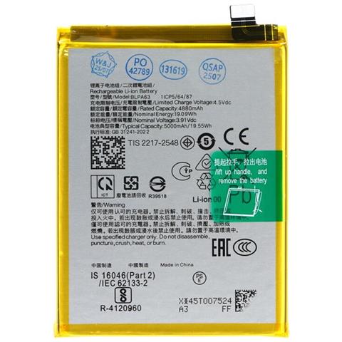 Oem Batteria Testata Pari Originale Blpa63 Per Oppo Reno12 Pro 5g Cph2629 - Foto 1