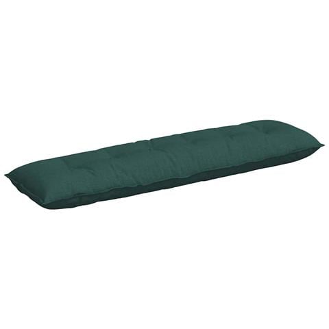 Cuscino per Schiena Verde Scuro 180 x 19 x 50 cm Tessuto - Foto 1