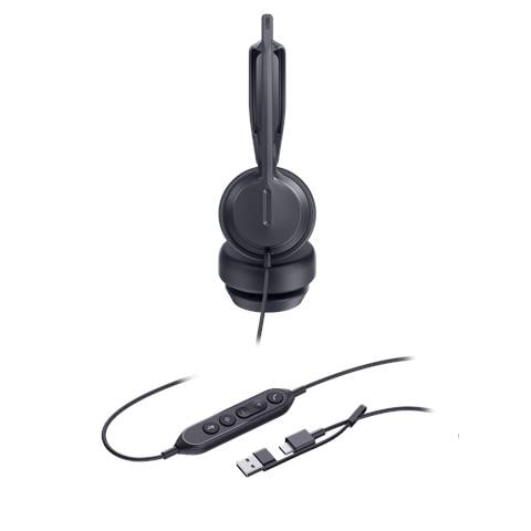 UH42 Dual UC USB-C /A Auricolare Cablato A Padiglione Musica e Chiamate USB Type-C / USB Type-A Nero - Foto 3