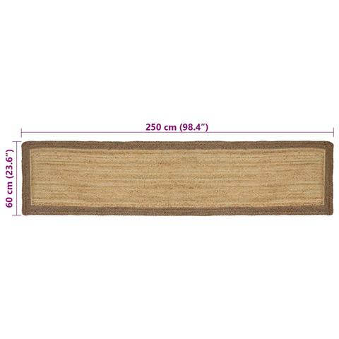 Tappeti per area Grigio 60 x 250 cm Juta - Foto 8