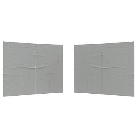 Parete per tenda da festa 2 pcs Grigio Chiaro 400 x 195 cm - Foto 1