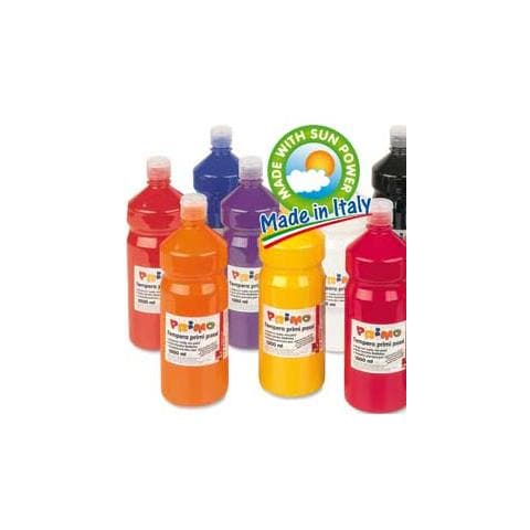 confezione da 6 pezzi - tempera pronta 1 litro verde scuro cmp - Foto 1