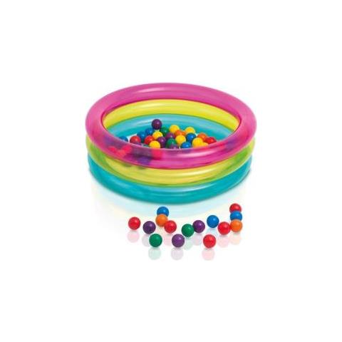 48674NP - Piscina Baby 3 Anelli con Palline Fun Ballz, 86x25 cm - Foto 1
