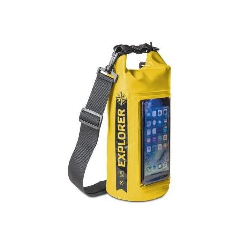 Borsa Impermeabile Explorer 2L con Tasca per Smartphone fino a 6.2'' Colore Giallo - Foto 1