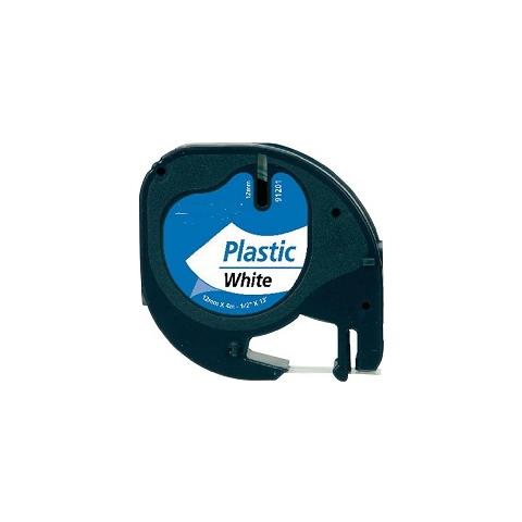 Bk-white 12mmx4m Plastica For Dymo 2000, lt100h, qx50#s0721660 - Foto 1