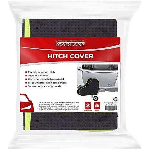 Impermeabile Universale Caravan Attacco Di Traino Per Coprire Con Cinturino Nero Nylon Verde Fluorescente Striscia Di Gancio Di Traino Di Copertura Di Traino Sfera Di Accoppiamento Blocco Protector - Foto 2