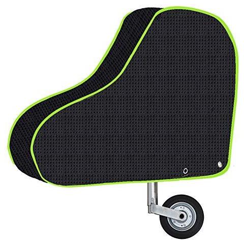 Impermeabile Universale Caravan Attacco Di Traino Per Coprire Con Cinturino Nero Nylon Verde Fluorescente Striscia Di Gancio Di Traino Di Copertura Di Traino Sfera Di Accoppiamento Blocco Protector - Foto 4