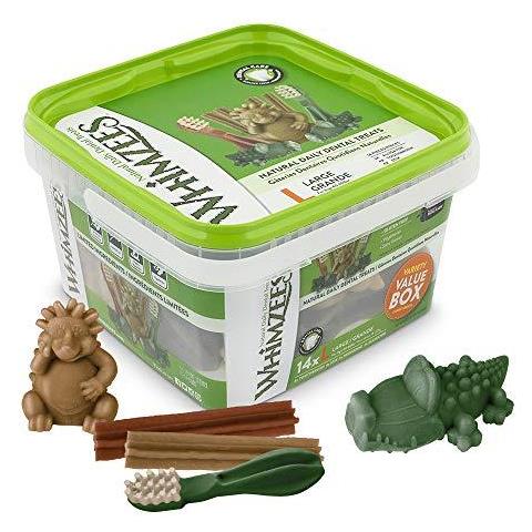 Naturale Dentale Del Cane Mastica Di Lunga Durata Variety Box Figure Miste Di Grandi Dimensioni 14 Pezzi - Foto 1