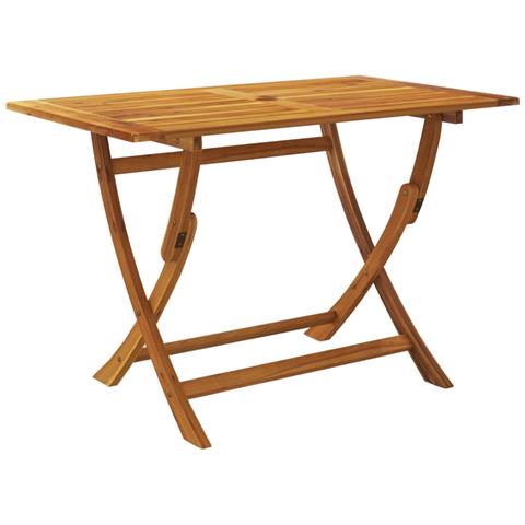 Set da Pranzo da Giardino 7 pz Pieghevole in Massello di Acacia - Foto 8