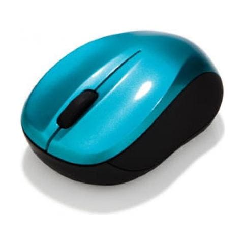 GO NANO Wireless Mouse, RF Wireless, Rotella, Ciano, Ambidestro, USB, Batterie - Foto 1