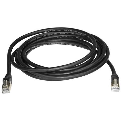 Cavo di Rete Ethernet Cat6a - Cavo Schermato STP da 3m - Cavo RJ45 Antigroviglio - Nero - Foto 3