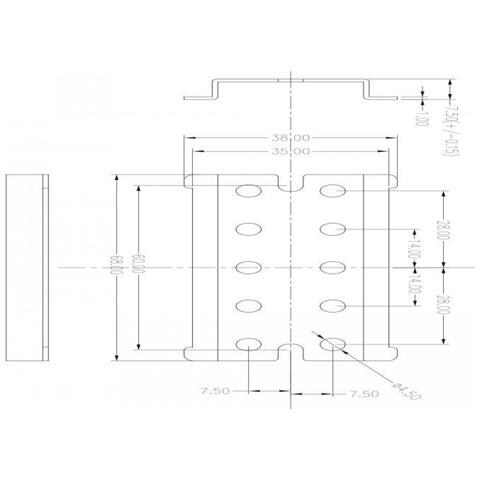 Delock Guida A Cappello Superiore In Acciaio Inossidabile Con Fermo Terminale Per Il Montaggio A Parete - Foto 6