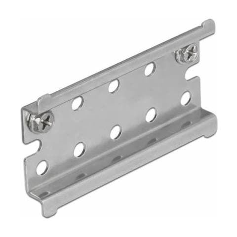 Delock Guida A Cappello Superiore In Acciaio Inossidabile Con Fermo Terminale Per Il Montaggio A Parete - Foto 1