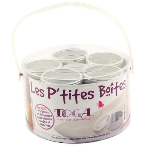 15 Scatole Di Metallo - Coperchio Trasparente - Foto 1