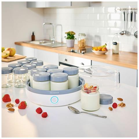 Yogurtiera 7 Vasetti 13w + Set Di 7 Vasetti Da 150ml - 3520 - Foto 5