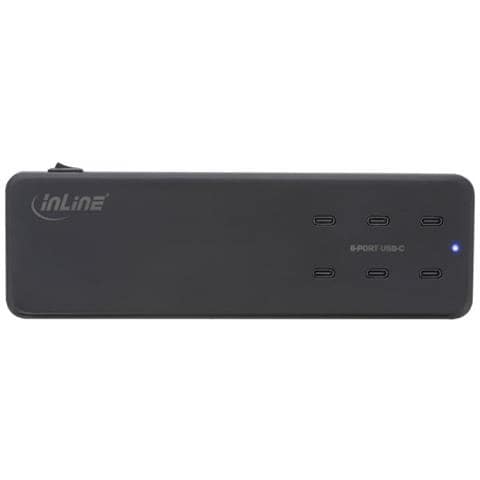 Alimentatore Multiporta, Caricatore, 6x Usb Type-c, Pd 3.0, Gan, Nero - Foto 2