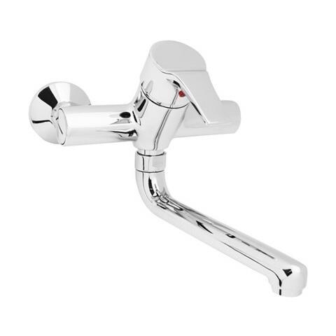 Miscelatore Lavello A Muro Cromato Zucchetti Flat - Foto 2