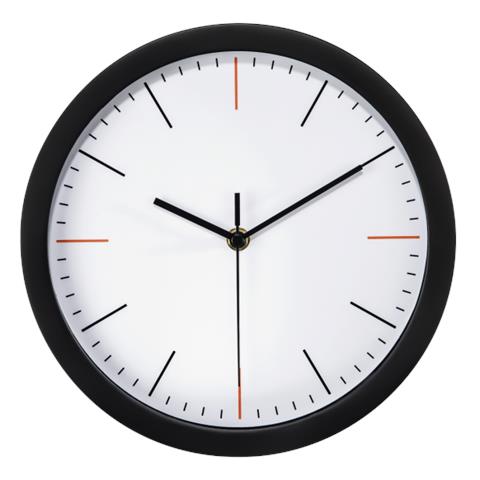 Maxr Orologio Da Parete In Quarzo Cerchio Nero, Bianco - Foto 3