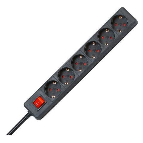 Kopp 120915006 Interno 6ac Outlet (s) 1.4m Nero, Rosso Prolunghe E Multiple - Foto 1