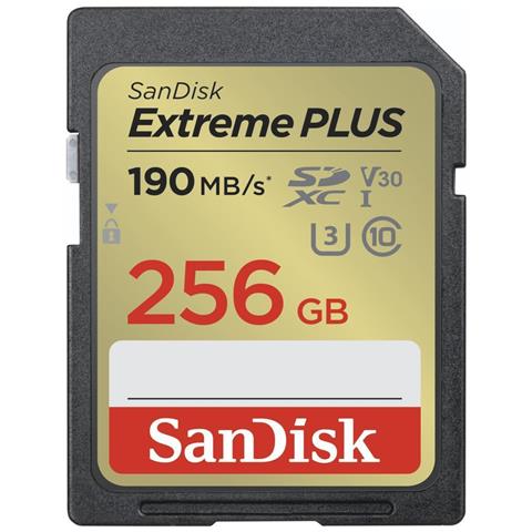 Sandisk Extreme Plus - Scheda Di Memoria Flash - 256 Gb - Foto 1