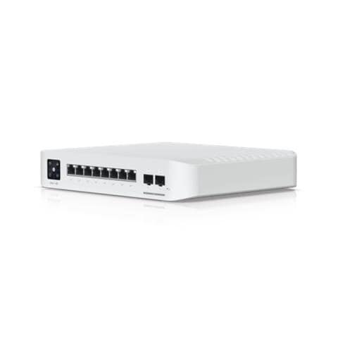 Switch di rete UniFi USW-PRO-8-POE Gigabit Ethernet L2/L3 gestito (10/100/1000) Power over Ethernet (PoE) 1U Bianco - Foto 3