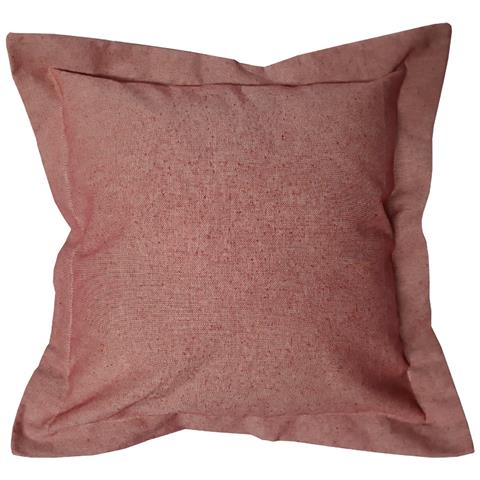 Federa Per Cuscino Arredo Casa Chiusura Zip Fodera Tinto Filo Tinta Unita Sv 50x50 Bordeaux - Foto 1