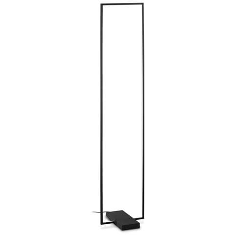 Piantana Da Terra Contemporanea Frame Metallo Nero Led Integrato 30w 3000k Ip20 - Foto 1