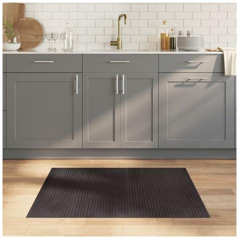 Tappeto Rettangolare Marrone Scuro 80x100 Cm In Bambù - Foto 1